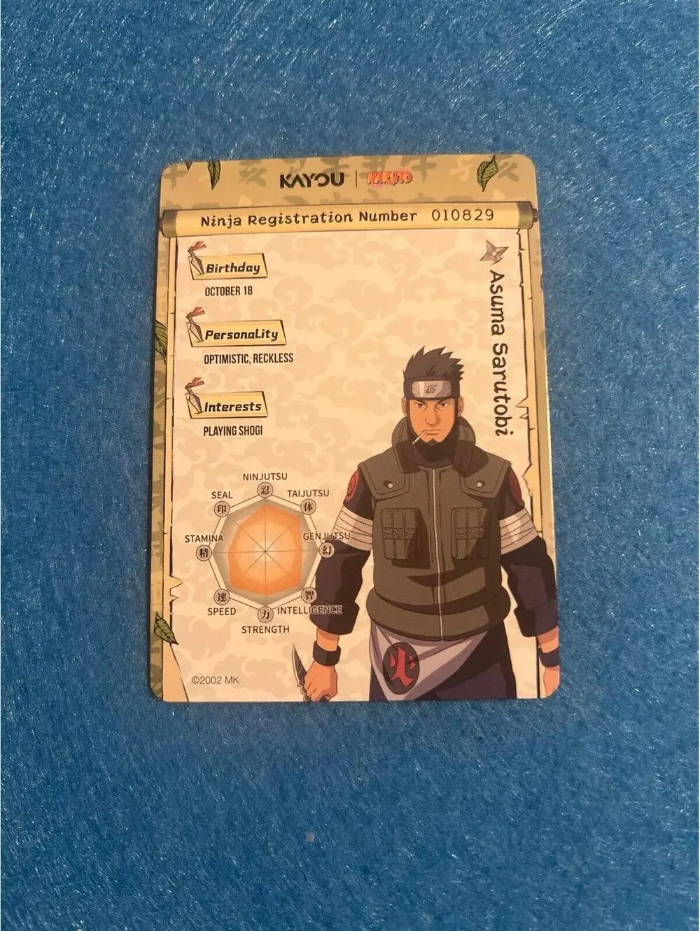 Naruto Kayou Series 3 English Asuma Sarutobi NRSA03-SR-005L2